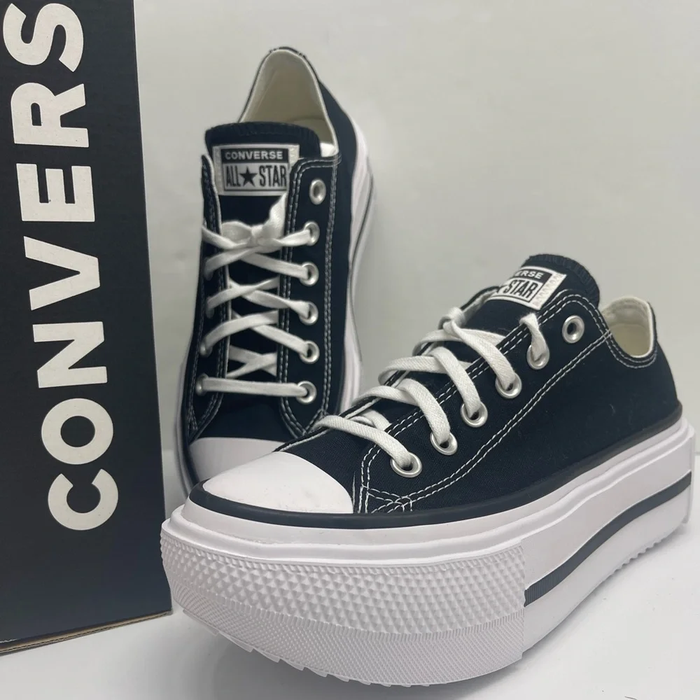 Converse WMNS Chuck Taylor All Star Lift Double Stack Platform Canvas Sneakers